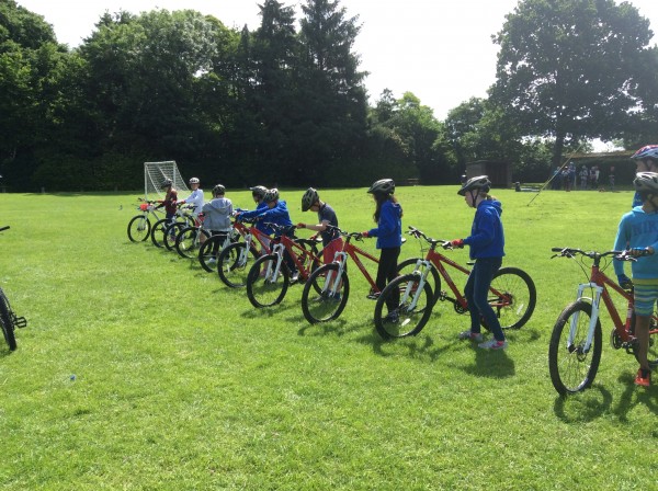 CHS pupils go for a bike ride
