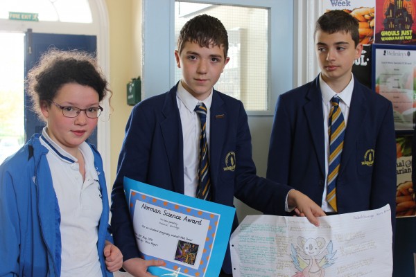 CONGRATULATIONS TO THE WINNERS OF OUR JUNIOR SCHOOL SCIENCE COMPETITION