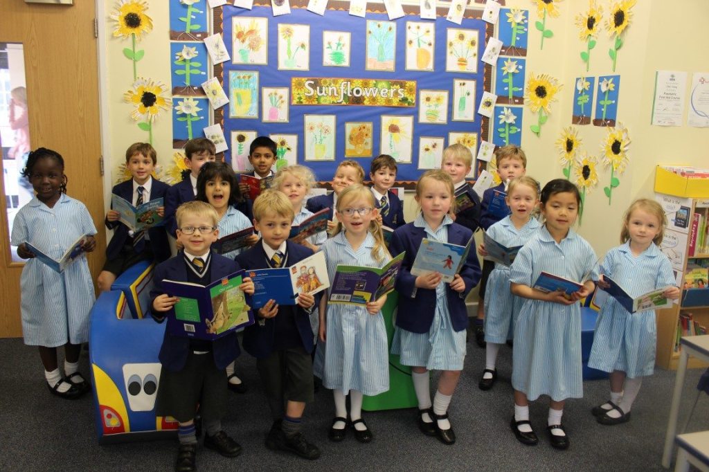 Reception Pupils Celebrate Being More than One Year Ahead with Reading